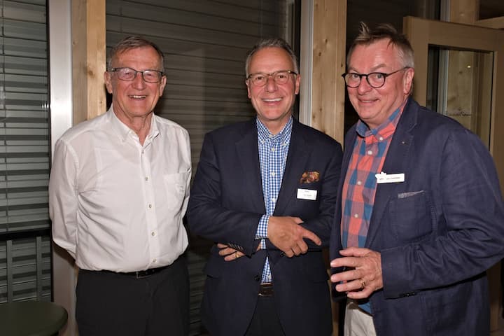 Karl Reichmuth, Ehrenpräsident, Reichmuth & Co.; Jobst Wagner, Präsident StrategieDialog21; Urs Füglistaller, Professor Uni St. Gallen