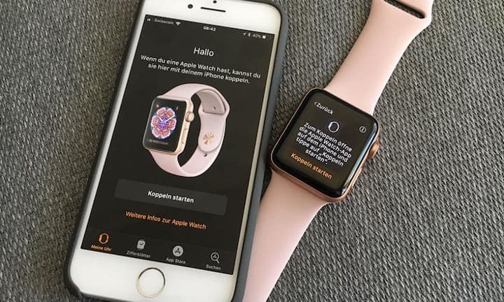 Das Koppeln von iPhone und Apple Watch geht einfach in wenigen Schritten. Bis die Apple Watch final synchronisiert ist, braucht der Nutzer einige Minuten Geduld.