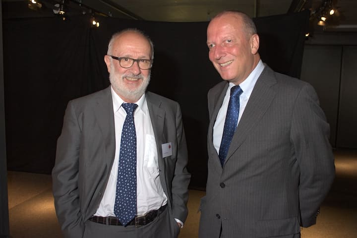 Rolf Soiron, VRP, Lonza; Roger de Weck, Generaldirektor, SRG SSR