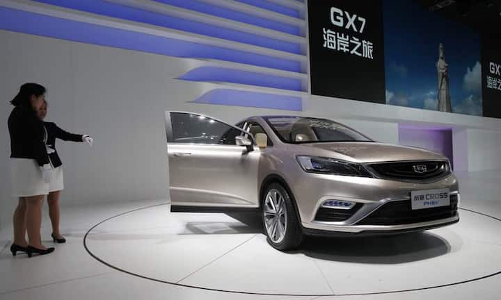 Elektromobilität ist ein grosses Thema: 79 Autos mit alternativen Antrieben werden präsentiert. Hier eine Hybrid-Konzeptstudie des chinesischen Herstellers Geely.