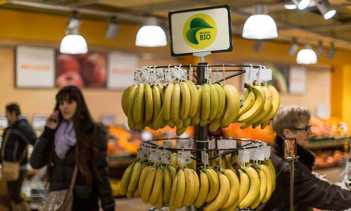 LebensmittelPlatz 1: Migros BioBrand Aggregate 2019: 80.9Brand Aggregate 2017: 74.7