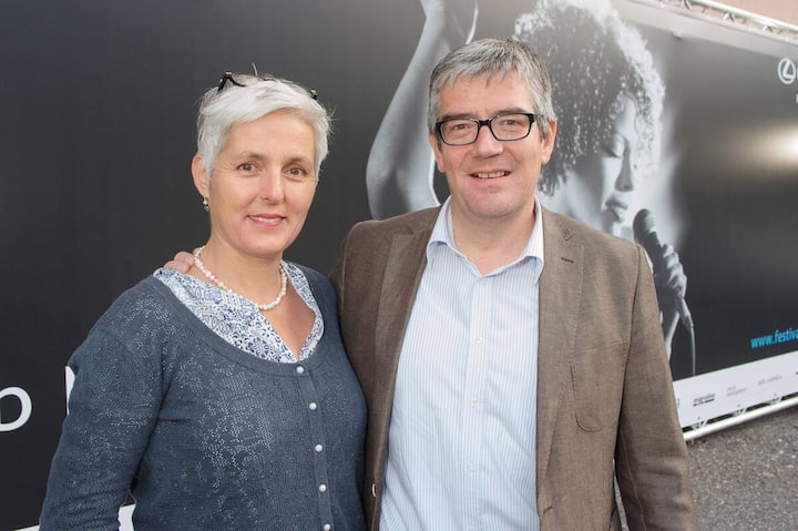 Susanna Fanzun, Inhaberin, Pisoc Pictures SCRL; Jon Domenic Parolini, Gemeindepräsident von Scuol und ab 1.1.2015 Bündner Regierungsrat.