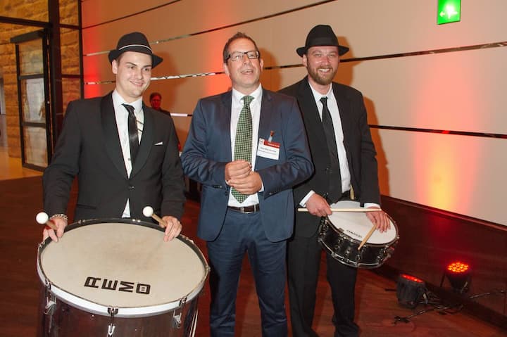 Gut getrommelt: Hans-Willy Brockes, ESB Europäische Sponsoring Börse.