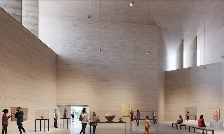 Die verwendeten Materialien und das Gefühl, welches sie beim Besucher erzeugen, sind zentral in Zumthors Architekturphilosophie.
Bild: Atelier Peter Zumthor & Partner/The Boundary