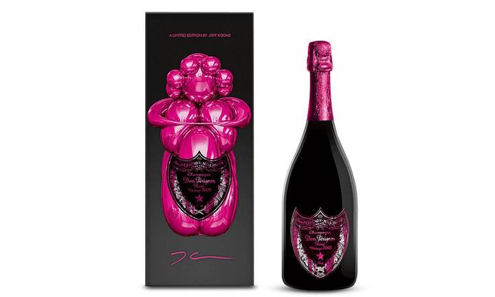Dom Pérignon: Der Künstler Jeff Koons ist für die poppige Kassette verantwortlich, der Inhalt bleibt – zum Glück – klassisch und edel. 450 Franken, mit Skulptur «Balloon Venus» rund 22 000 Franken.