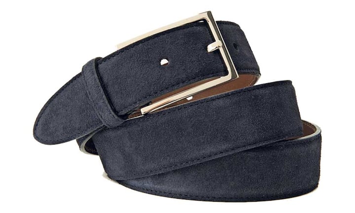 Brunello Cucinelli: Gürtel aus Kudu-Leder mit einer silbernen filigranen Schnalle. Preis 520 Franken