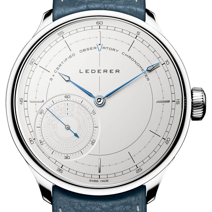 Bernhard Lederer 3 Times Certified Observatory Chronometer
