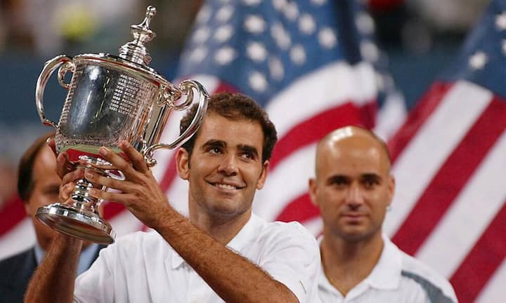 Bisher teilt sich Federer den Rekord mit Pete Sampras. Bei seinem letzten Sieg in New York 2002 konnte er sich gegen Andre Agassi durchsetzen.