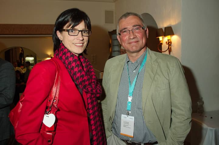 Tine Snels, Managing Director, FrieslandCampina Kievit; Dominik Heisterueber, Global R&D Director, Zentis GmbH & Co. KG.