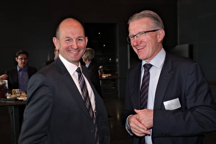 Christof Reichmutĥ, Verwaltungsratspräsident, Reichmuth & Co.; Jürg Staub, CEO, Reichmuth & Co.
