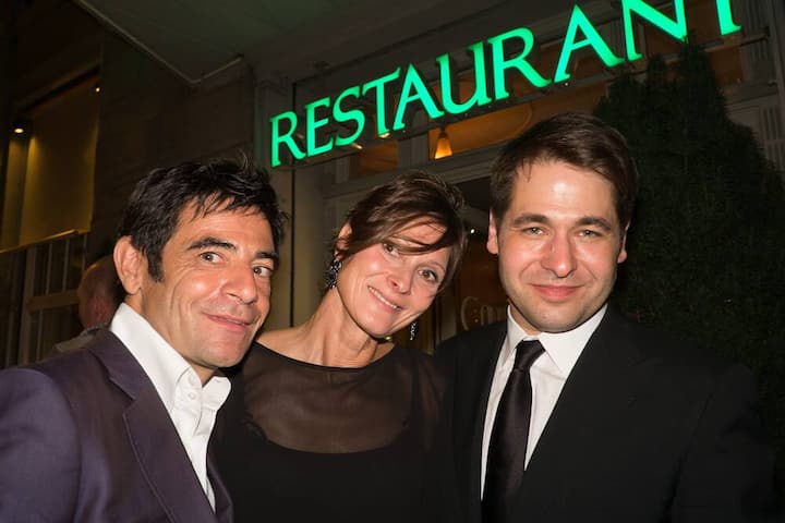 Schoscho Rufener; Petra Wirz, Laureus foundation; Karl Spoerri, Festivalleitung