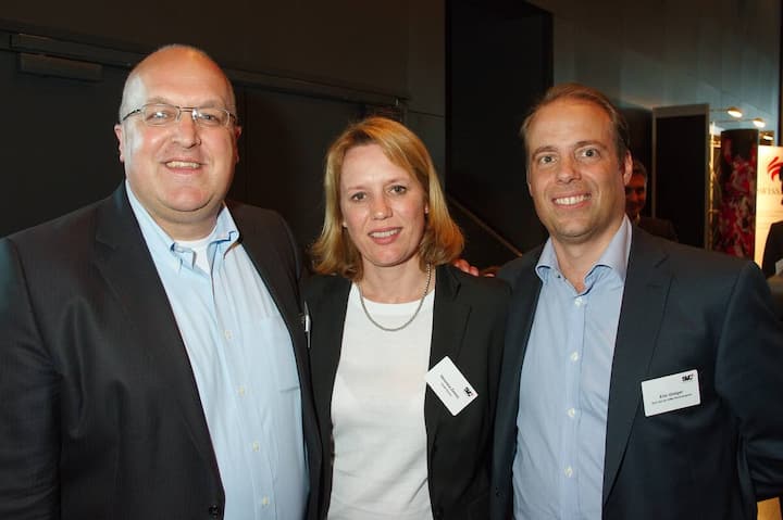Johannes Suter, CEO, SVC AG für KMU Risikokapital; Veronica Zimnic, Credit Suisse; Eric Gisiger, Investment Director, SVC AG für KMU Risikokapital