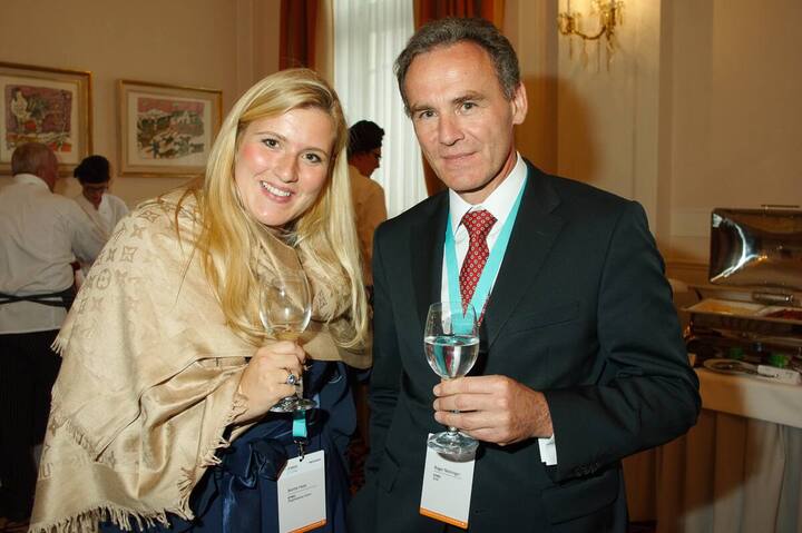 Benita Hess, Organisation Event, KPMG;  Roger Neininger, CEO, KPMG.