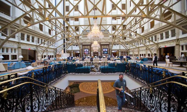 Vieles ist in Gold gehalten.