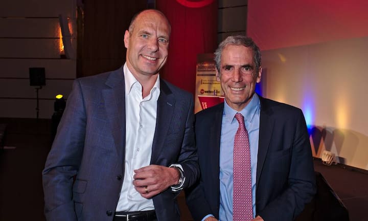 Thomas Amstutz, CEO & President, Feldschlösschen;
Anton Affentranger, CEO, Implenia