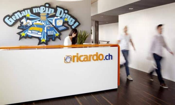 Rang 1: Ricardo 33 Prozent
Überraschung: Die Online Auktionsplattform hat den weltweit etablierten Anbieter Ebay im Schweizer Markt klar abgehängt und hält den Vorsprung. ricardo.ch