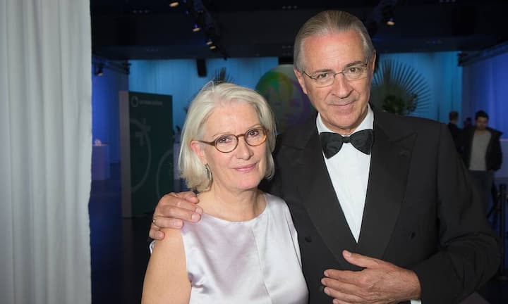 Hubert Achermann, Stifungsratspräsident Lucerne Festival;
Christine Achermann