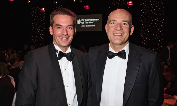 Thomas Zellweger, Jury-Sprecher;
Barend Fruithof, Head Region Switzerland & Global Custody, Bank Julus Baer & Co. Ltd.