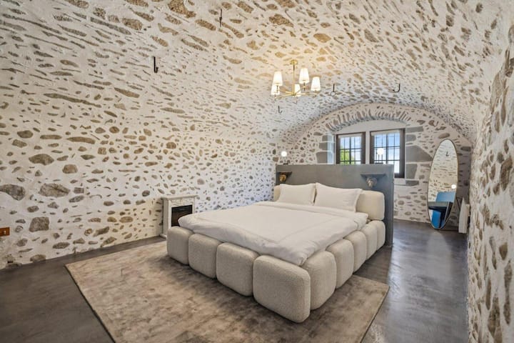 Einige Zimmer sind noch historisch gehalten.