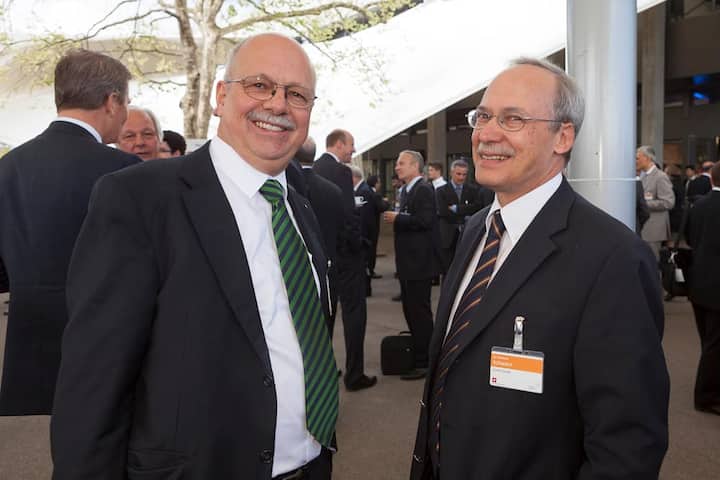 Konrad Hummler; Gerhard Schwarz, CEO Avenir Suisse