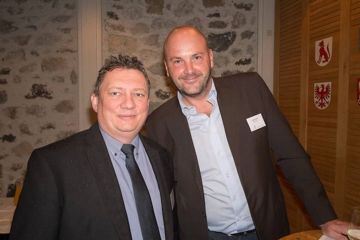 Marc André Zingg, Business Development North America, AFAG Holding AG; Jürgen Kaske, Creative Director, Interbrand AG. (Bilder: Markus Senn)