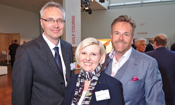 Daniel Schwyter-Berlinger, CEO, Berlinger & Co. AG;
Andrea Berlinger Schwyter, CEP & President, Berlinger & Co. AG;
Christoph Peter, Head of Export Development, S-GE