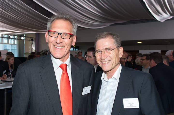 Riet Grass, Gründer und geschäftsführender Partner, Grass + Partner AG; Walter Käser, Netzwerk Adlatus