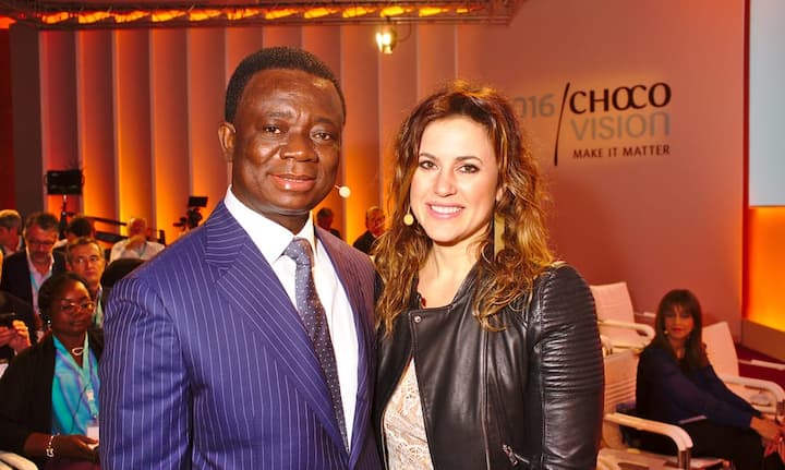 Stephen K. Opuni, CEO, Ghana Cocoa Board;
Katrina Markoff, Owner Founder & Chocolatière, Vosges Haut-Chocolat