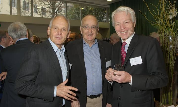 Reto Cina; Riet Theus; Martin Candrian, VRP, Candrian Catering