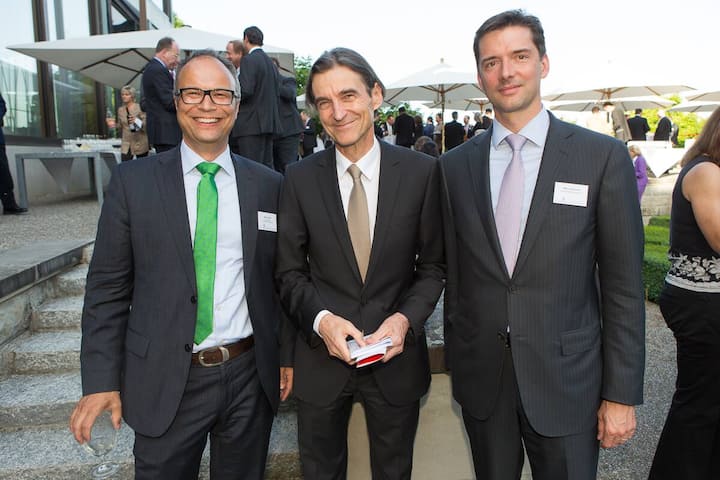Benno Seiler, Head of Economic Development, Stadt Zürich; Thomas Knecht, Chairman, Knecht Holding; Marco Bizzozero, CEO, Head Wealth Management EMEA, Deutsche Bank (Schweiz) AG