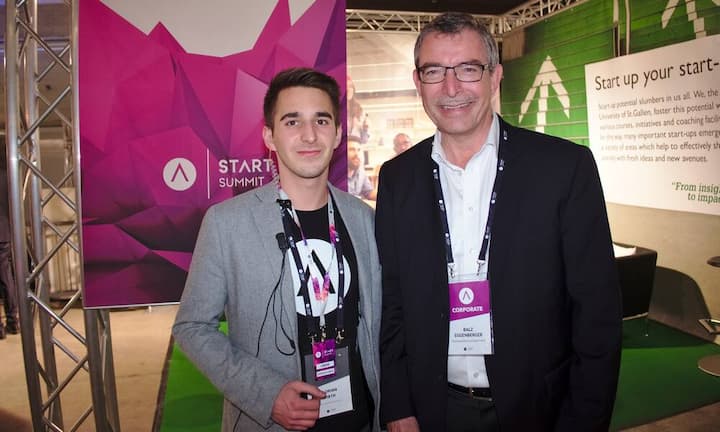 Florian Wirth, Corporate Partnerships Manager, START Summit 2016;
Balz Eggenberger, Managing Partner, fleetcompetence europe GmbH (v.l.n.r.)