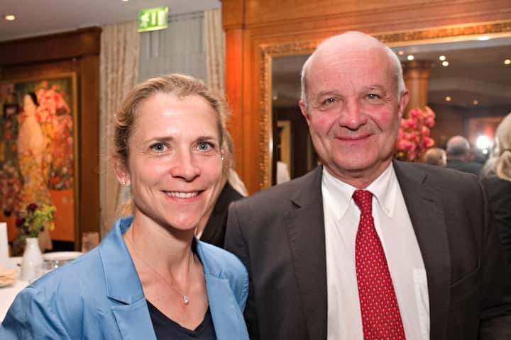 maja Baumann, Member of the Board of Directors, Vontobel Holding AG; Martin Naville, CEO, Swiss American Chamber of Commerce