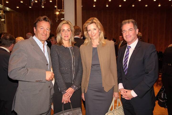 Florin Baeriswyl, dai design architecture identification; Carolina Müller-Möhl, Müller-Möhl Group; Martina Baeriswyl-Holzach, Baeriswyl-Holzach Marketing, PR & Events; Sascha Wigdorovits, Contract Media AG, CEO