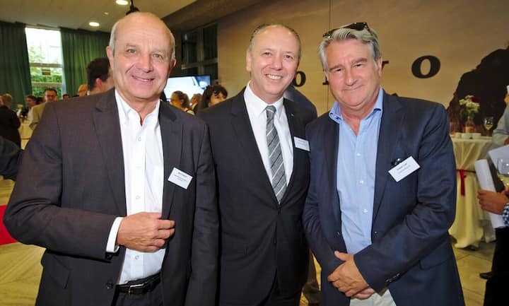 Martin Naville, CEO, Swiss-American Chamber of Commerce;
Heinz R. Aebi, Jet Aviation Management AG;
Kaspar Loeb, Dynamics Group AG