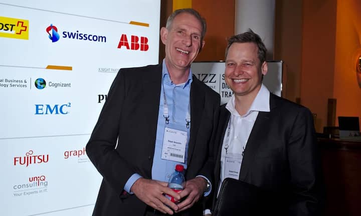 Ralph Brechlin, CEO, Argus der Presse AG;
Robert Knop, Consulting Director, Zühlke Engineering AG (v.l.n.r.)