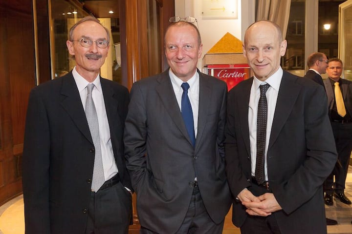 Urs P. Gasche, Publizist; Roger de Weck, Generaldirektor SRG; Jürg Wildberger, Senior Partner Hirzel.Neef.Schmid Konsulenten AG