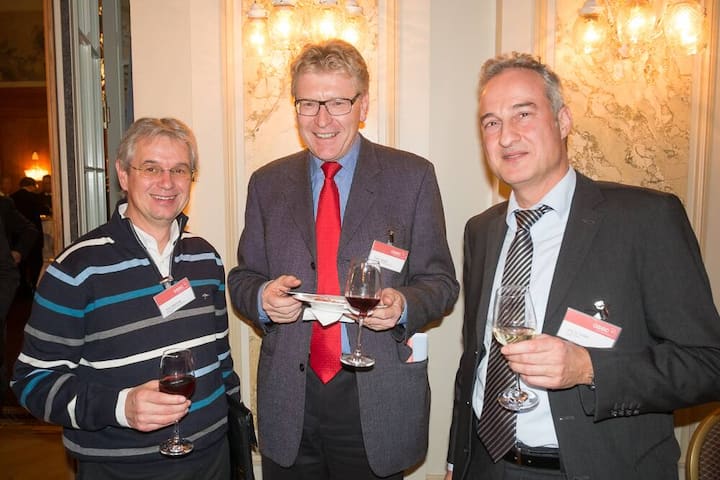 Alex Martinek, ALMEK Martinek Export Services; Peter Bigler, bigler export-competence GmbH; Urs S. Hofer, ConvaliX GmbH