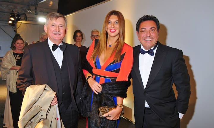 Alexis Fries, Alstom Power;
Mia Frangie;
Samir Brikho, UK Business Ambassador
