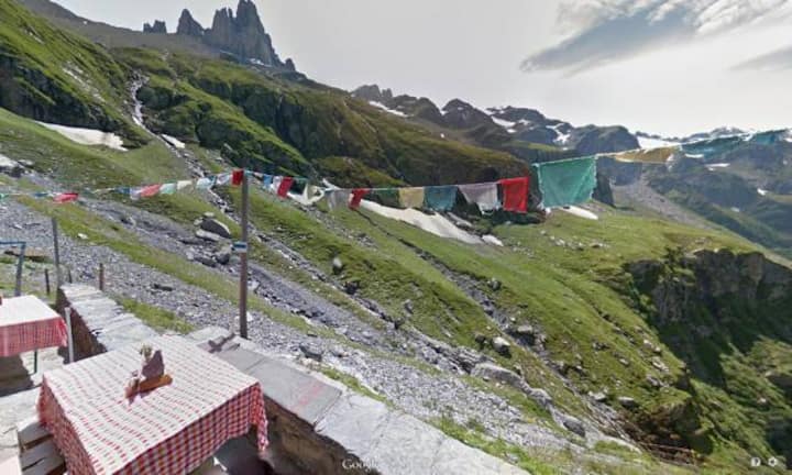 ... oder von der Spannorthütte aus.