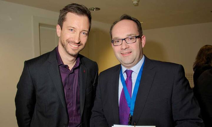 René Borbonus, Kommunikations- & Storytellingexperte; 
Christian Schmed, Verkaufschef Schweiz, Laurent-Perrier Champagne