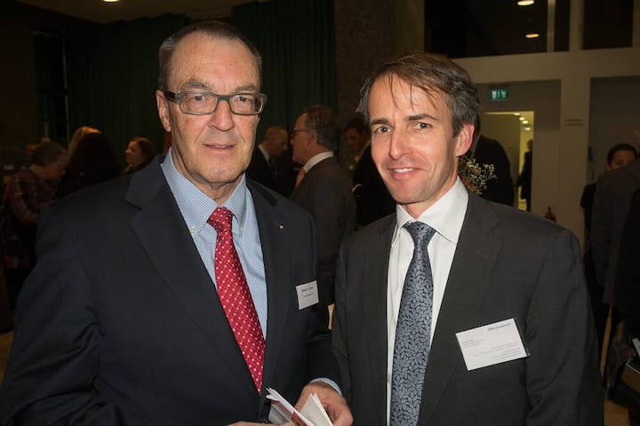 Robert E. Gubler, Communicators AG; Claudio Sani, Zürich Airport