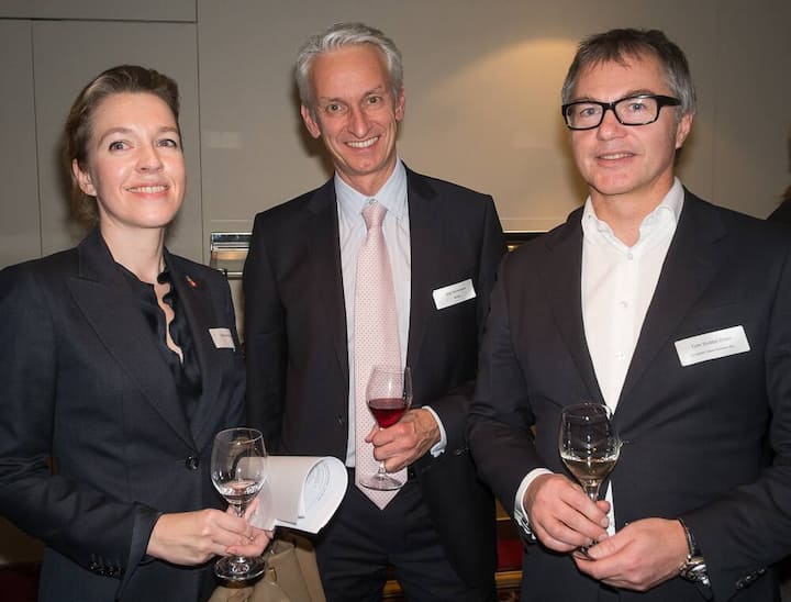 Christina Schütze; Jörg Heinemann, General Manager, Nordea Bank Switzerland; Tom Stubbe Olsen, European Value Partners AG