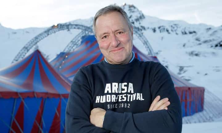 Frank Baumann ist gleichzeitig Texter und Fernsehproduzent des Arosa Humorfestivals.