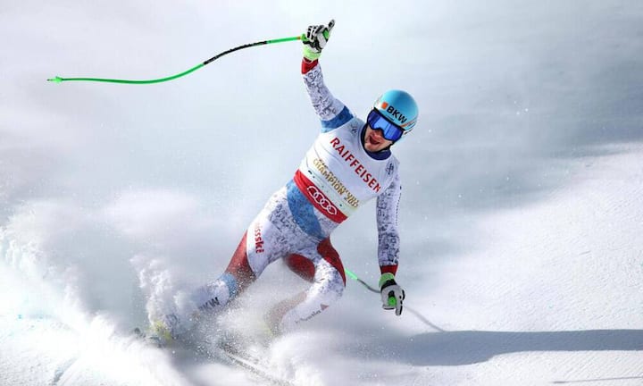 Vierter wird Patrick Küng - gemeinsam mit dem Norweger Kjetil Jansrud.