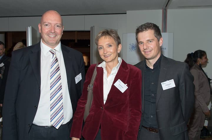 Rolf Bühler, Director Europe, Greater Zurich Area AG; Sonja Wollkopf, Geschäftsführerin, Greater Zurich Area AG; Philipp Sauber, Inhaber, INM AG