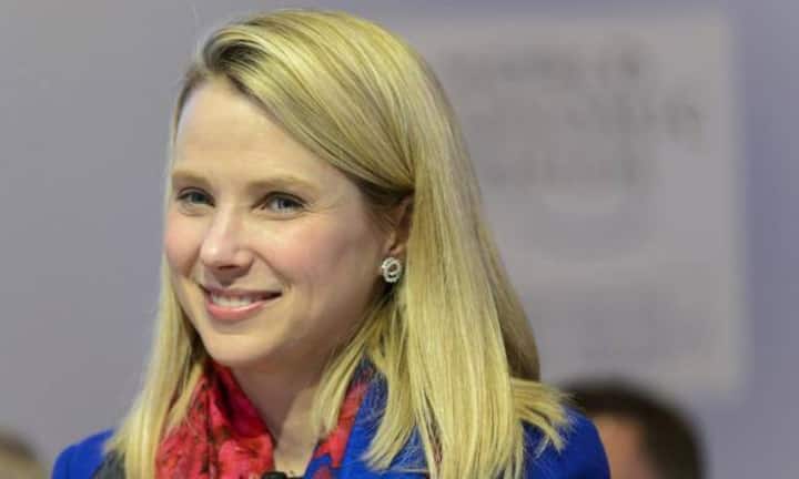 Yahoo-Chefin Marissa Mayer ist in bester Laune. Nach einer turbulenten Zeit ist das Internetunternehmen erneut auf Wachstumskurs.