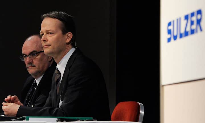 ...und AkzoNobel-Chef Ton Büchner, Bergs CEO-Nachfolger.