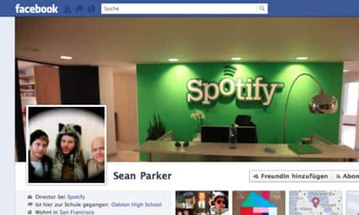 Internet-Bad-Boy Sean Parker hält ebenfalls rund 4 Prozent.