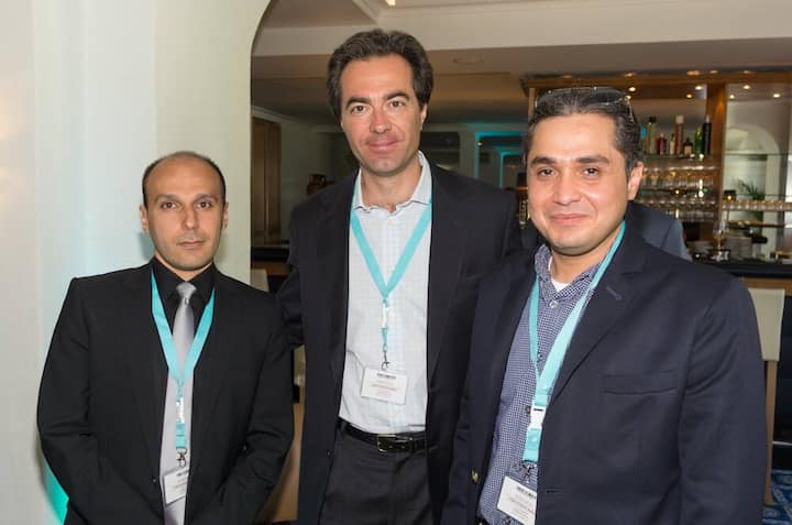 Maurice Feghali, CEO EMF Trading, Libanon; Deniele Ferrero, Owner, Venchi Spa; Khalid Badr, Vice Chairman, Unique Specialist Company for Bread and Sweet Manufacturing, Saudi Arabien