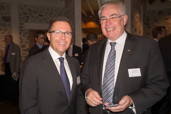 Urs Landolf, Partner, PriceWaterhouseCoopers aG; Johannes Milde, CEO, Siemens Schweiz AG BuildingTechnologies Division